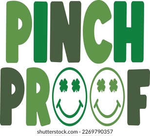 St. Patrick's Day greeting Vector illustration, Saint Patrick holiday quotes SVG design