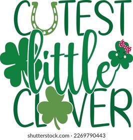 St. Patrick's Day greeting Vector illustration, Saint Patrick holiday quotes SVG design