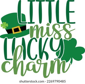St. Patrick's Day greeting Vector illustration, Saint Patrick holiday quotes SVG design