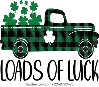 St. Patrick's Day greeting Vector illustration, Saint Patrick holiday quotes SVG design