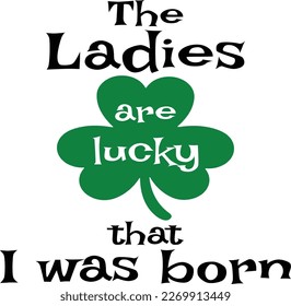 St. Patrick's Day greeting Vector illustration, Saint Patrick holiday quotes SVG Tshirt design