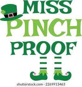 St. Patrick's Day greeting Vector illustration, Saint Patrick holiday quotes SVG Tshirt design