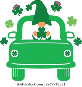 St. Patrick's Day greeting Vector illustration, Saint Patrick holiday quotes SVG Tshirt design
