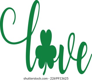 St. Patrick's Day greeting Vector illustration, Saint Patrick holiday quotes SVG Tshirt design