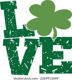 St. Patrick's Day greeting Vector illustration, Saint Patrick holiday quotes SVG Tshirt design