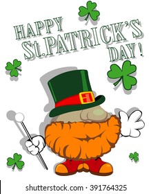 St. Patrick's Day greeting. vector illustration
