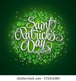 St. Patrick's Day greeting. Vector illustration
