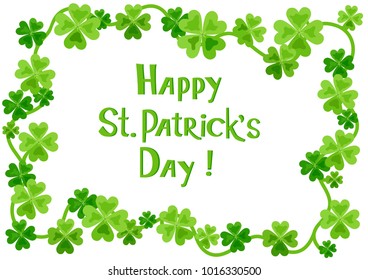 St. Patrick's Day greetings card
