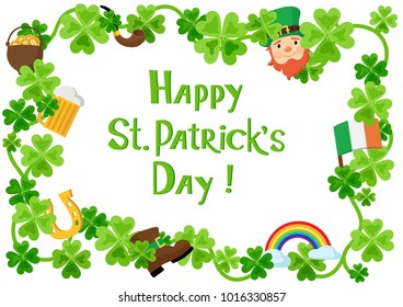 St. Patrick's Day greetings card