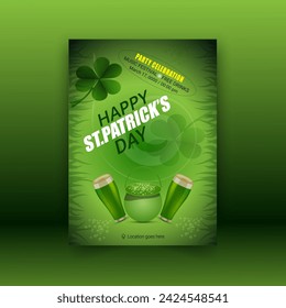 St. Patrick's Day Or Happy Saint Patrick's Day Template Design