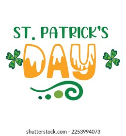 St. patrick's day Happy St Patricks day shirt print template, St patricks design, typography design for Irish day, womens day, lucky clover, Irish gift