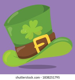 st patricks day hat design vector illustration