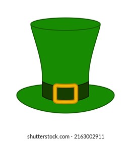 St. Patrick's Day hat isolated on white background. Vector illustration