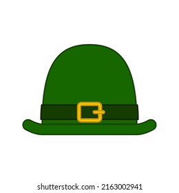 St. Patrick's Day hat isolated on white background. Vector illustration