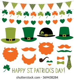 St. Patrick's Day hats and decoration set