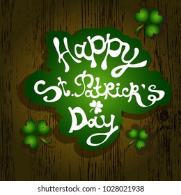 St. Patricks Day  holiday background. Vector illustration. Patricks day.Saint Patrick.