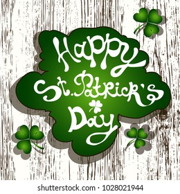St. Patricks Day  holiday background. Vector illustration. Patricks day.Saint Patrick.