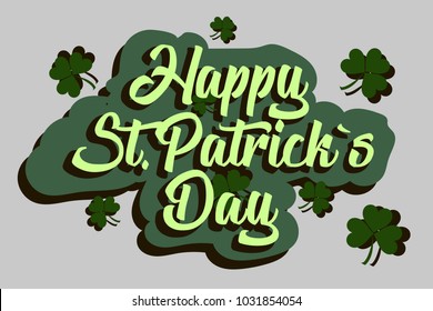St. Patricks Day holiday background. Vector illustration. Patricks day. Saint Patrick.