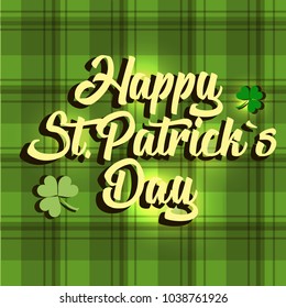 St. Patricks Day holiday background. Vector illustration. Patricks day.Saint Patrick.