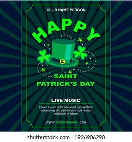 St Patricks day holiday celebration vector