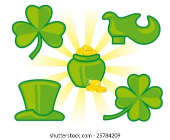 St. Patrick's Day icon set