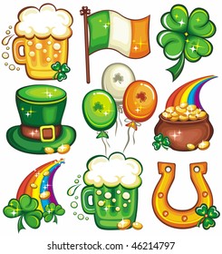 St. Patrick's Day icon set series  2