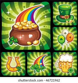 St. Patrick's Day icon set series 3