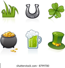 St. Patrick's Day icon set