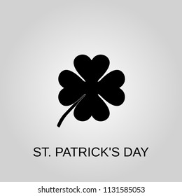 St. patrick's day icon. St. patrick's day symbol. Flat design. Stock - Vector illustration