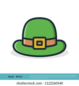 St. Patrick's Day Icon Vector Logo Template Illustration Design. Vector EPS 10.