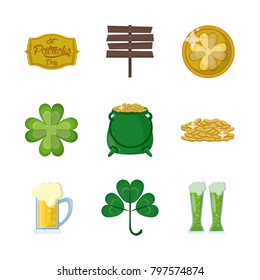 St patricks day icons