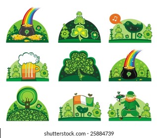 St. Patrick's Day- icons. To see similar, please VISIT MY GALLERY.