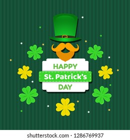 St. Patrick's Day Illustration Background Poster