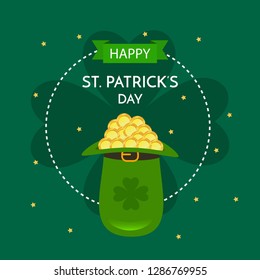 St. Patrick's Day Illustration Background Poster