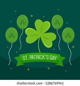St. Patrick's Day Illustration Background Poster