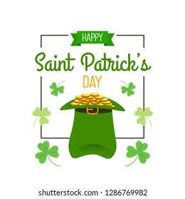 St. Patrick's Day Illustration Background Poster