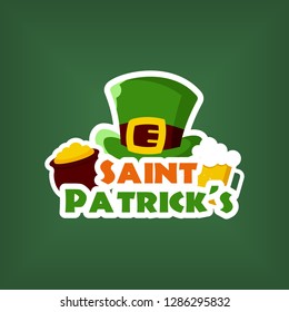 St. Patrick's Day Illustration Poster