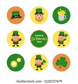 St Patrick's Day Illustration Set