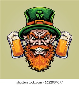 st patrick's day illustration vector