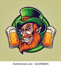 st patrick's day illustration vector