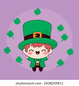 St. Patrick's Day illustration vector patterns, for backgrounds, paper, fabrics