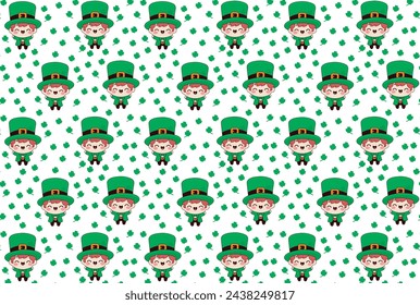 St. Patrick's Day illustration vector patterns, for backgrounds, paper, fabrics
