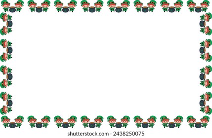 St. Patrick's Day illustration vector patterns, for backgrounds, paper, fabrics