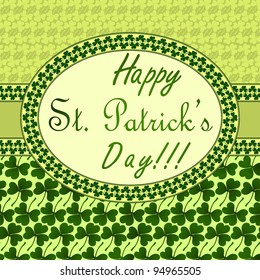 St. Patrick's day invitation