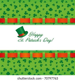 St. Patrick`s day invitation, vector illustration