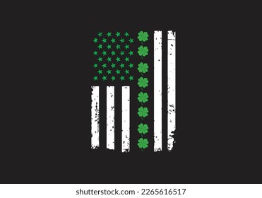 St. Patrick's Day Irish American Flag Shirt