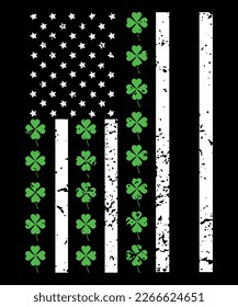 st. Patrick's day Irish American flag, St Patrick's  Day, Shirt Print Template
