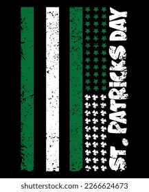 st. Patrick's day Irish American flag, St Patrick's  Day, Shirt Print Template