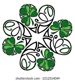 St. Patrick's Day - Irish Celebration  Postcard Banner Art. 