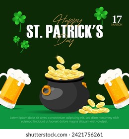 St. Patrick's Day is an Irish cultural and religious celebration held on March 17th, honoring St. Patrick